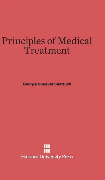 Cover of Principles of Medical Treatment