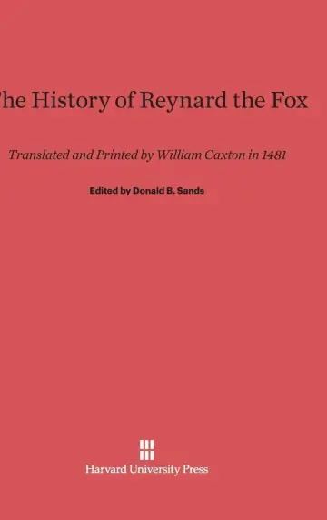 Cover of The History of Reynard the Fox