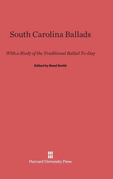 Cover of South Carolina Ballads