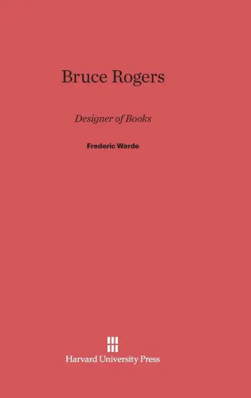 Cover of Bruce Rogers
