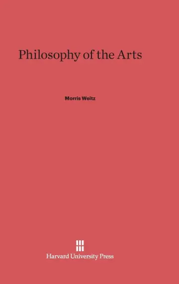 Cover of Philosophy of the Arts
