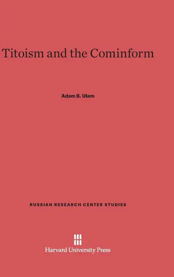 Cover of Titoism and the Cominform