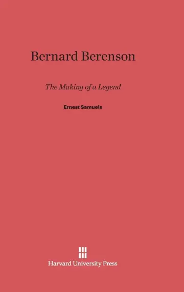 Cover of Bernard Berenson