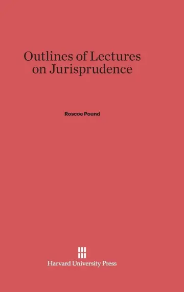 Cover of Outlines of Lectures on Jurisprudence