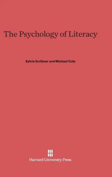Cover of The Psychology of Literacy