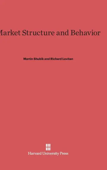 Cover of Market Structure and Behavior