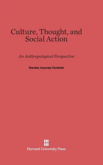 Cover of Culture, Thought, and Social Action