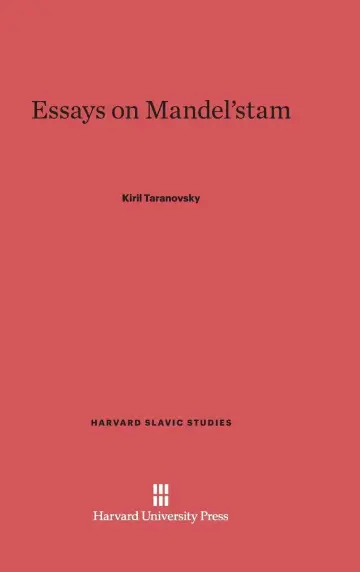 Cover of Essays on Mandel'stam