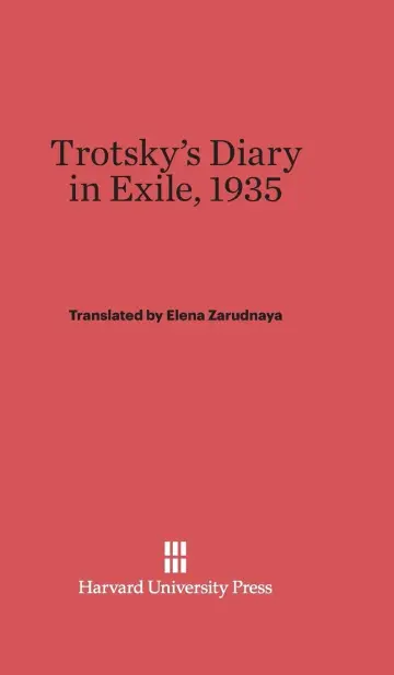 Cover of Trotsky's Diary in Exile, 1935