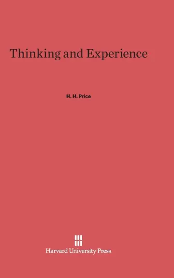 Cover of Thinking and Experience