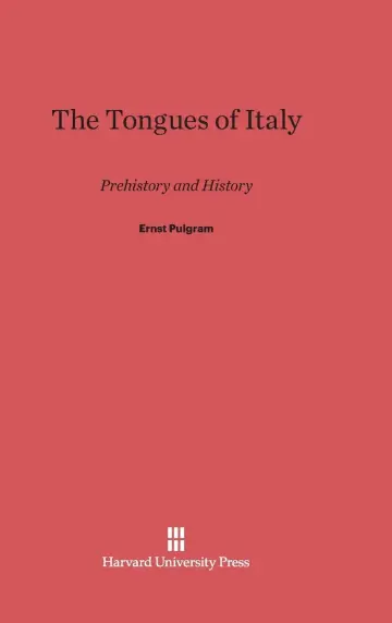 Cover of The Tongues of Italy