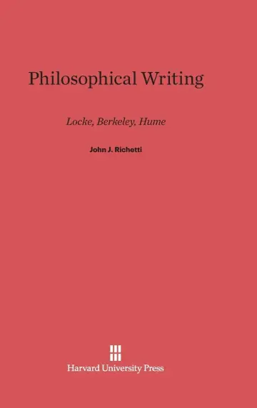 Cover of Philosophical Writing