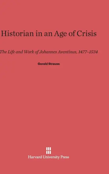 Cover of Historian in an Age of Crisis