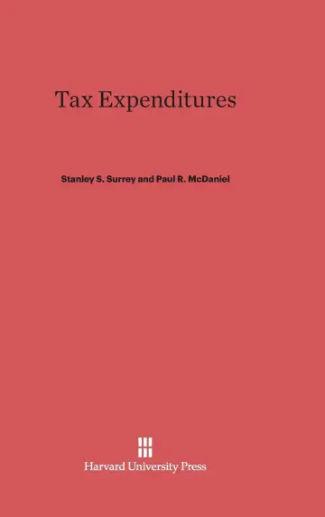 Cover of Tax Expenditures