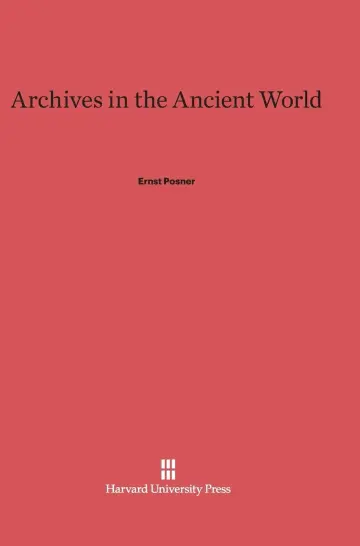 Cover of Archives in the Ancient World