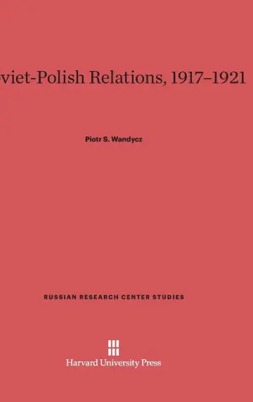Cover of Soviet-Polish Relations, 1917-1921