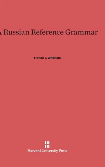 Cover of A Russian Reference Grammar