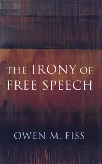 Cover of The Irony of Free Speech