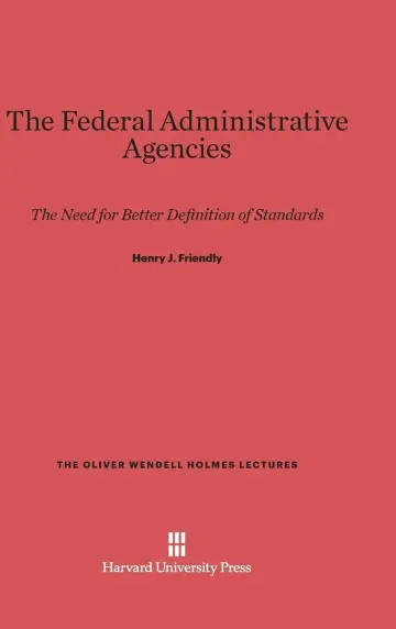 Cover of The Federal Administrative Agencies