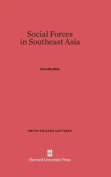Cover of Social Forces in Southeast Asia