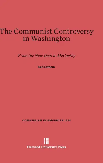 Cover of The Communist Controversy in Washington