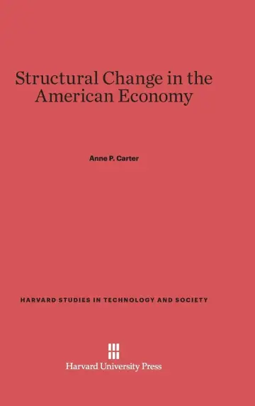 Cover of Structural Change in the American Economy