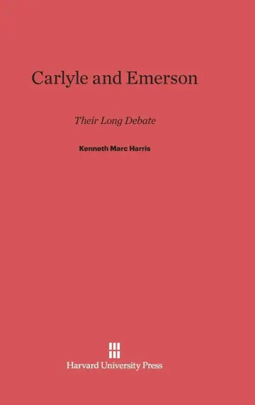 Cover of Carlyle and Emerson