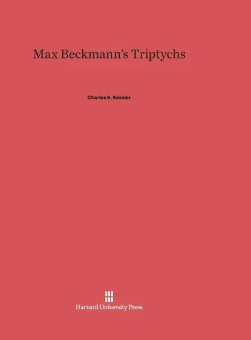 Cover of Max Beckmann's Triptychs