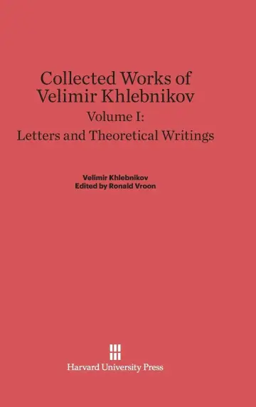 Cover of Letters and Theoretical Writings