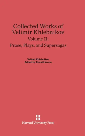 Cover of Prose, Plays, and Supersagas