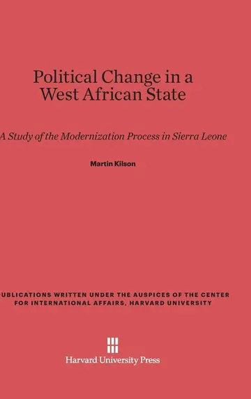 Cover of Political Change in a West African State