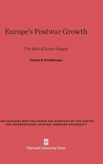 Cover of Europe's Postwar Growth