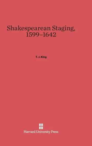 Cover of Shakespearean Staging, 1599-1642