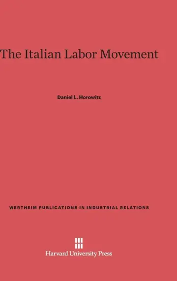 Cover of The Italian Labor Movement