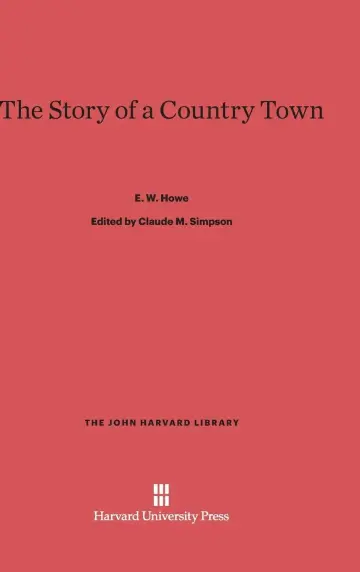 Cover of The Story of a Country Town
