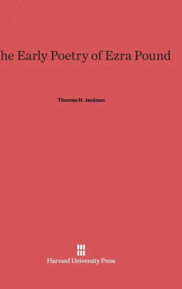 Cover of The Early Poetry of Ezra Pound