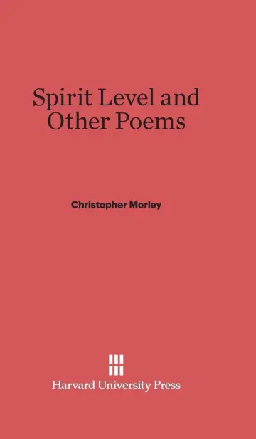 Cover of Spirit Level and Other Poems