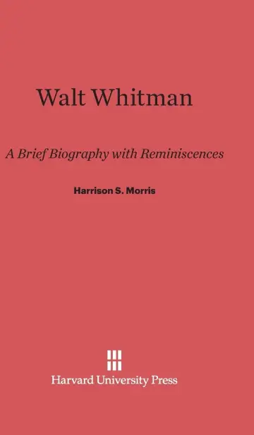 Cover of Walt Whitman