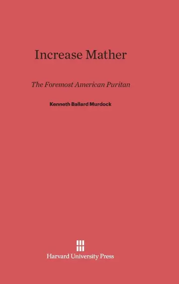 Cover of Increase Mather