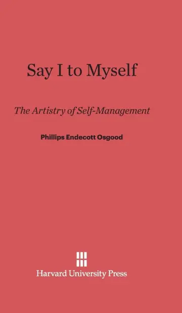 Cover of Say I to Myself