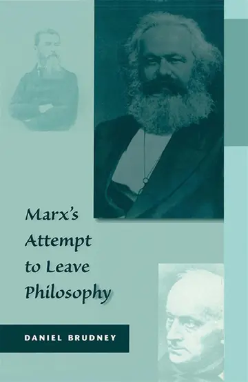 Cover of Marx's Attempt to Leave Philosophy