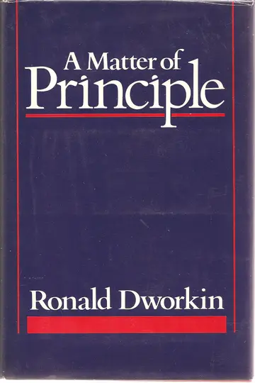 Cover of A Matter of Principle