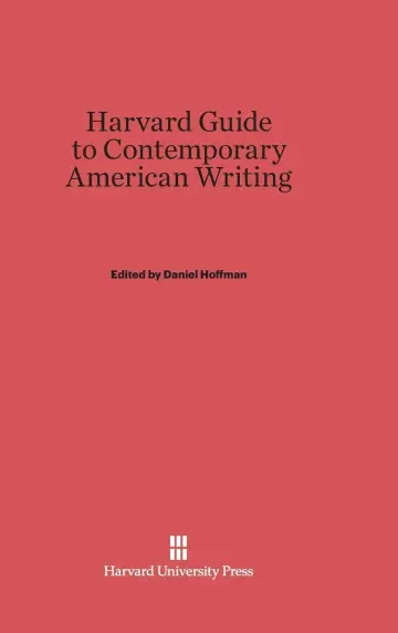 Cover of The Harvard Guide to Contemporary American Writing