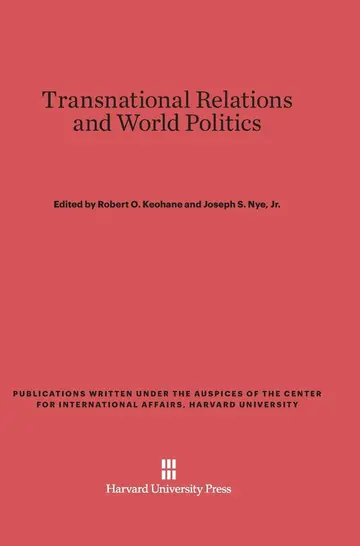 Cover of Transnational Relations and World Politics