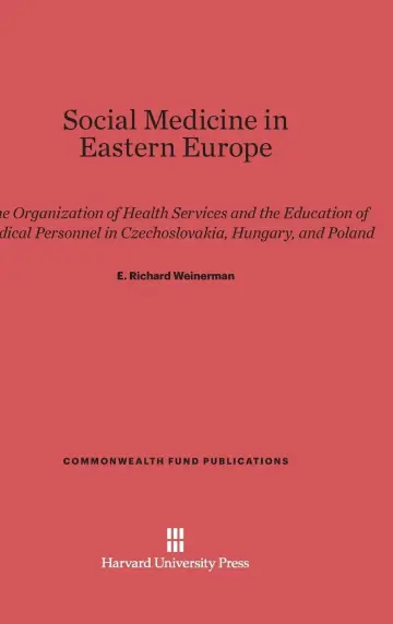 Cover of Social Medicine in Eastern Europe