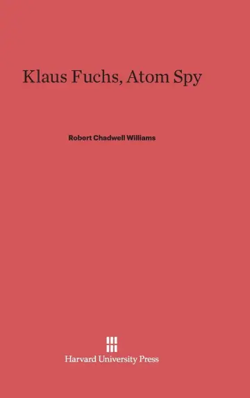 Cover of Atom Spy Klaus Fuchs