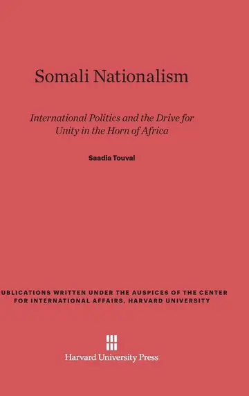 Cover of Somali Nationalism