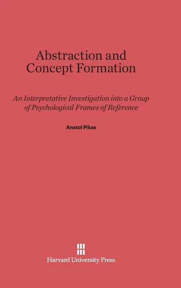 Cover of Abstraction and Concept Formation