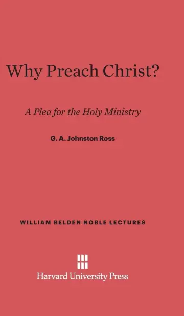Cover of Why Preach Christ?