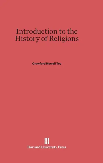 Cover of Introduction to the History of Religions